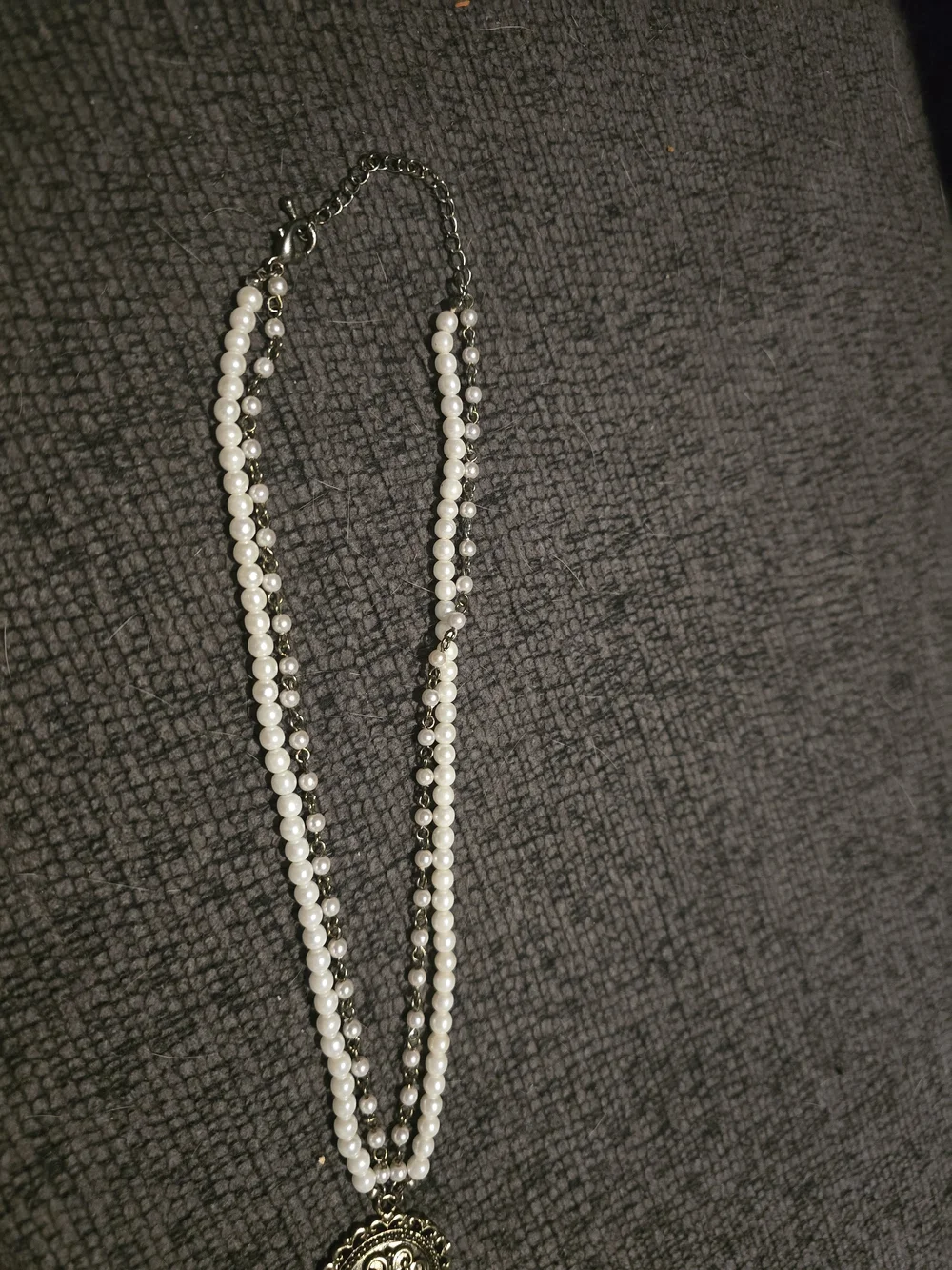 Vintage Double Strand Tassel Necklace - Picture 4 of 4